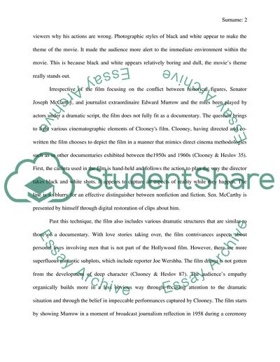 The News Team by Murrow and the Outcome of the Social Settings