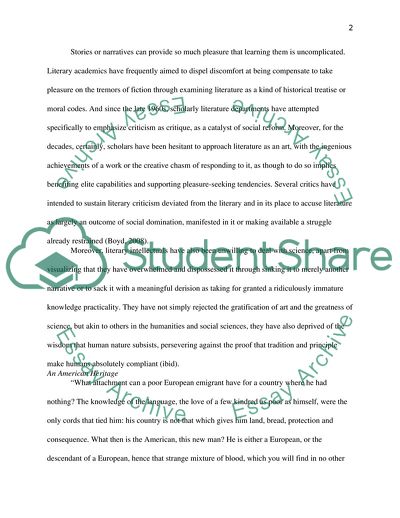 The Nature of American Literature