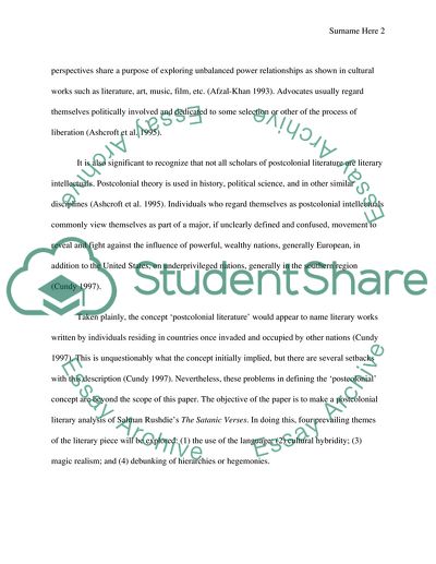 The Satanic Verses by Salman Rushdie