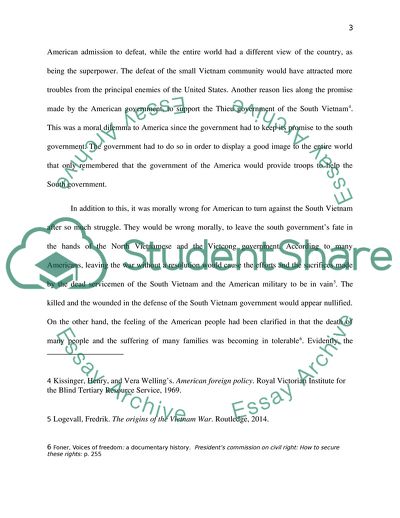 Influence of Vietnam War on American Foreign Policy