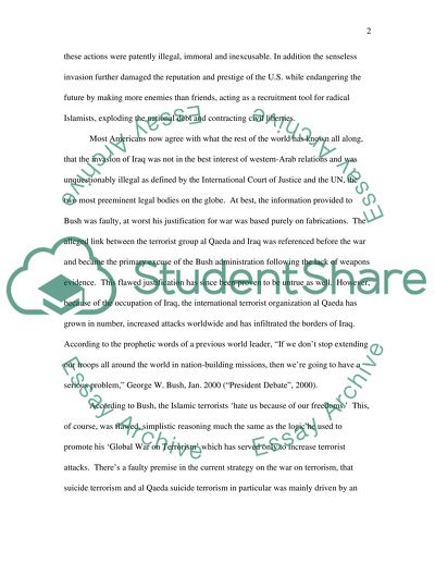 The Invasion of Iraq Has Negatively Affected The US