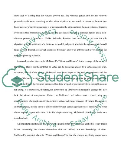 John Mcdowell - Virtue and Reason