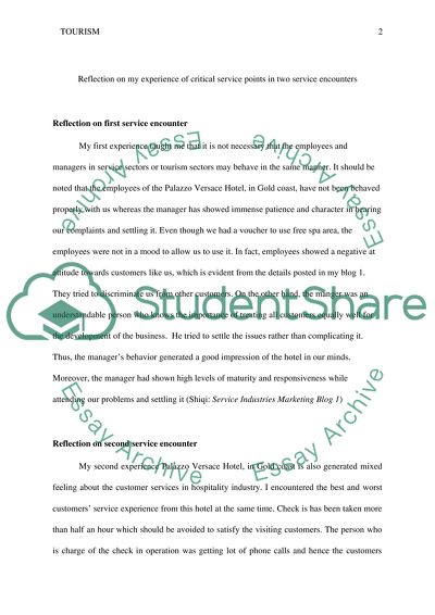 Marketing Activities in the Service Industry