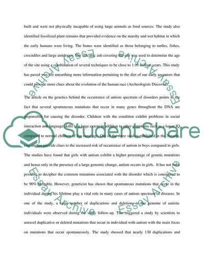 Brain Food in Early Human Ancestors Diet