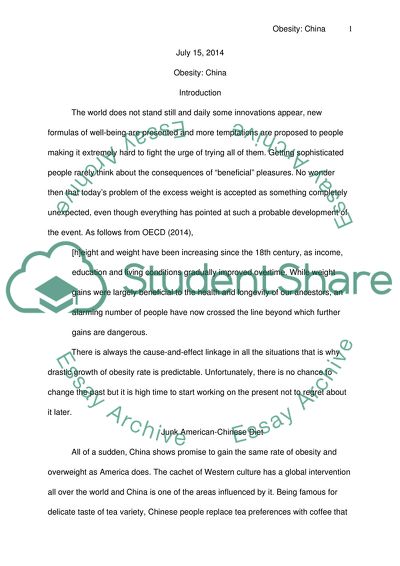 What Are the Causes of Obesity in China