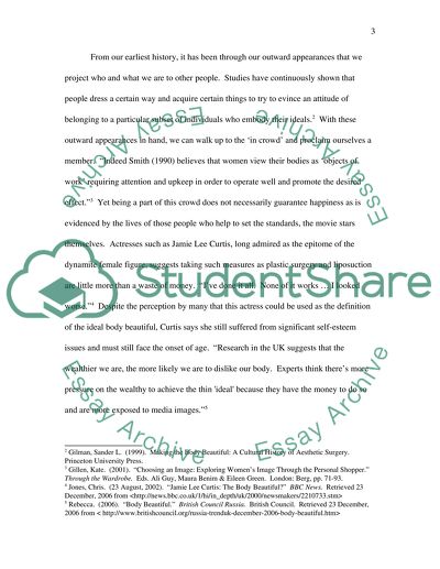 Is Beautiful Body a Guarantee for Happiness