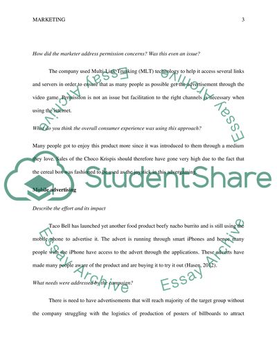 Advergaming and mobile advertising