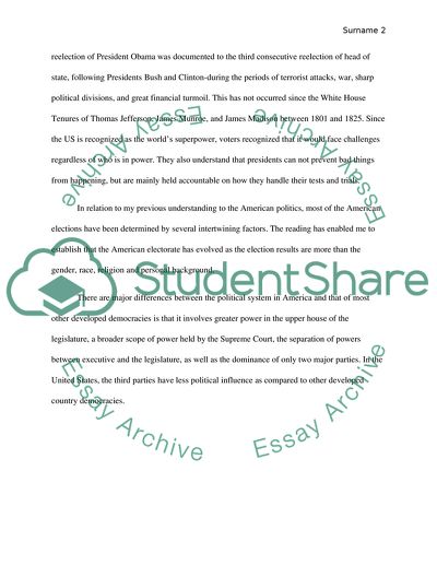 Political System in America