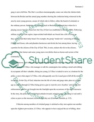 The City of God Film: Life in Suburbs Ruled by Gangs