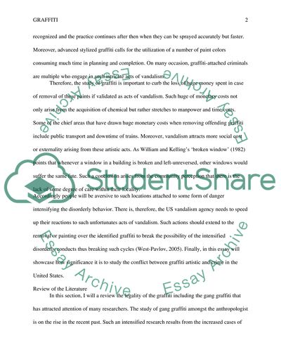 Graffiti - Art or Crime in the US