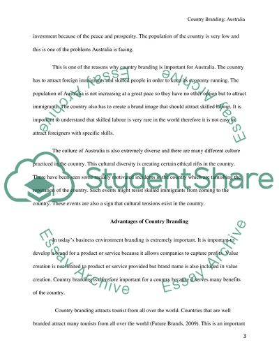 Country Branding: Australia