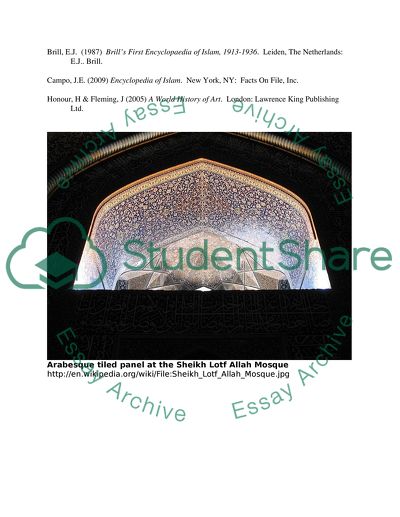 Arabesque Style and Islamic World