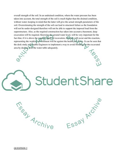 Geotechnical Properties & Construction Methods