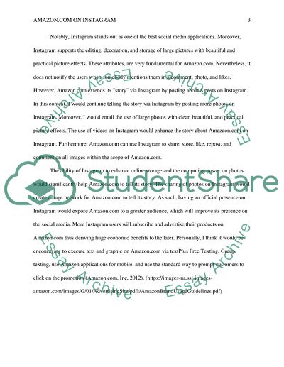 Populate an Emerging Social Media Platform for a Brand: Amazon.com on Instagram