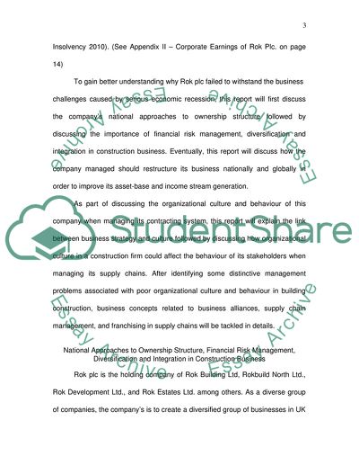 The Construction Firm: Contractors and Subcontractors