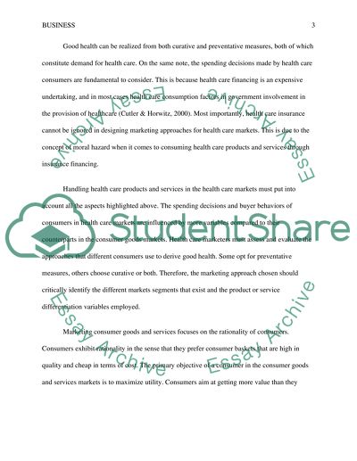 Marketing Approaches