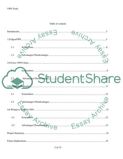 Virtual Private Network Tools