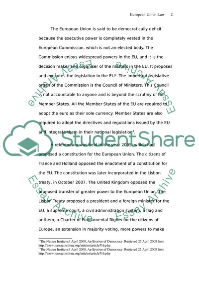 Foundations of European Law