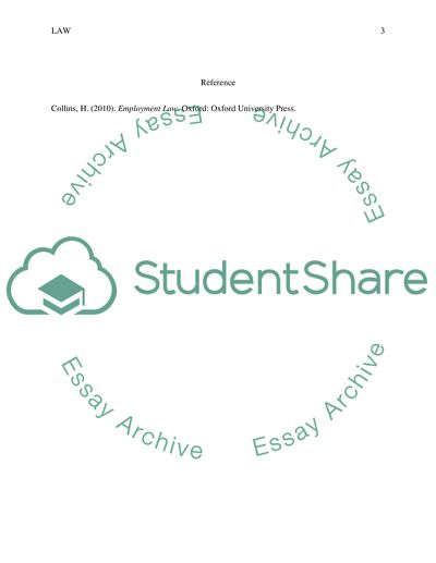 Protection of Employees by the Civil Rights Law