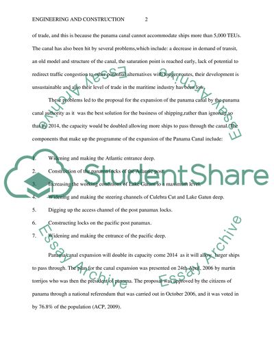 The Panama Canal and Its Expansion