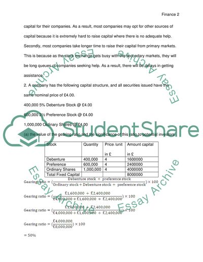 International financial services