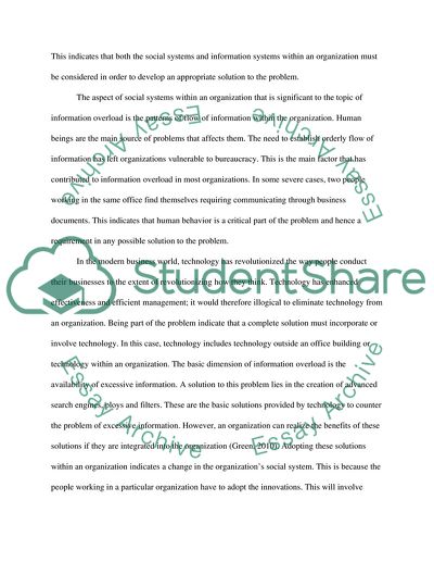 Information Overload That Affects Organizations