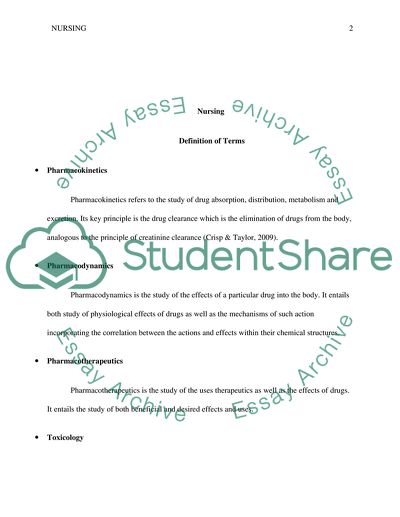 Medications in Work Environment