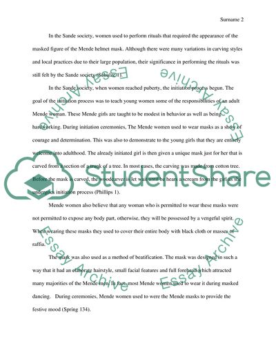 African American Studies-Introduction to the Art of Africa