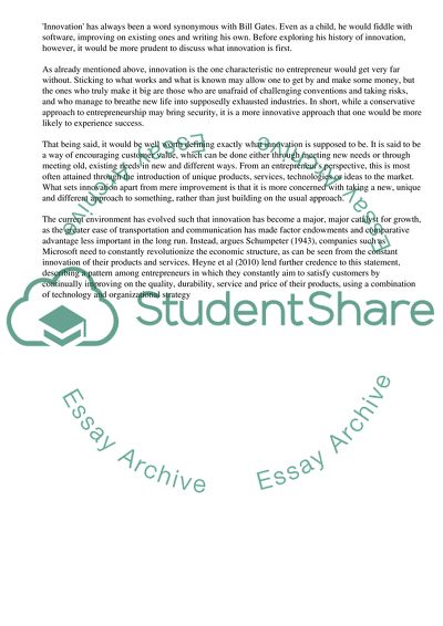 Entrepreneurship and Small Business Development