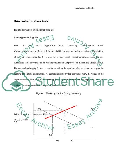 Globalization and trade