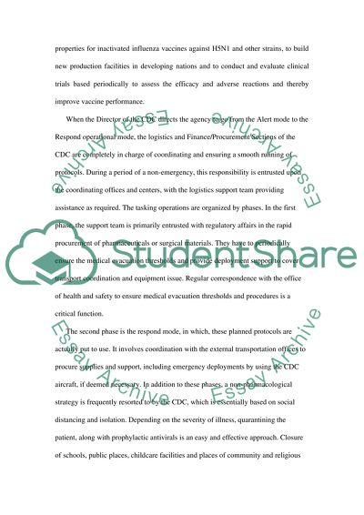 The Situation and the Outbreak on an Influenza Pandemic