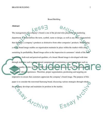 Samsung Brand Building