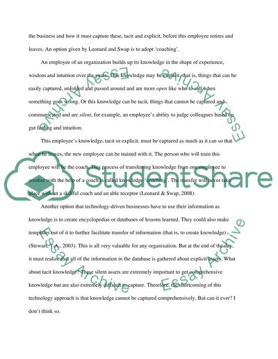 How Can Businesses Improve Their Capacity to Create Useful Knowledge Out of Data and Information