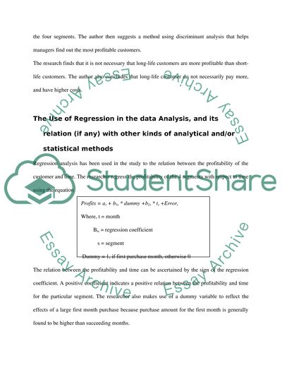 Regression and Statistical Effects