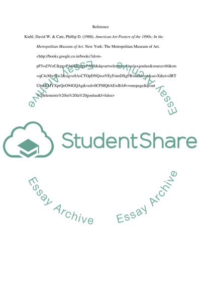 Response paper for art