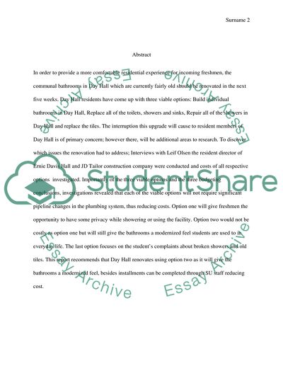 Renovation of Bathroom of Syracuse University Residence Hall (Dat Hall)