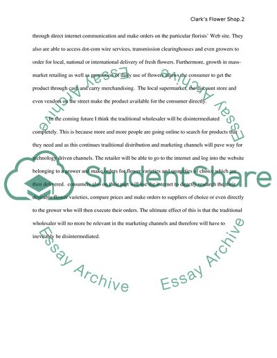 Flower Marketing Channels