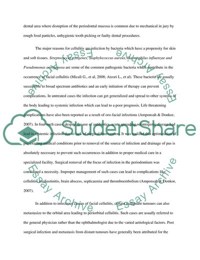Early Recognition and Management of Facial Cellulitis
