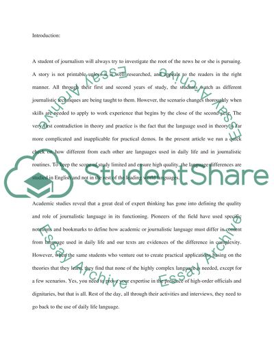 How to Understand and Overcome the Key Differences Between Daily Life Language and Journalistic Language