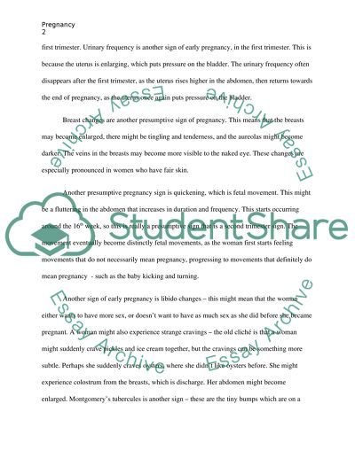 Presumptive, Probable and Positive Signs of Pregnancy