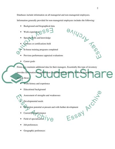 Human Resource Planning: Requirements and Availability