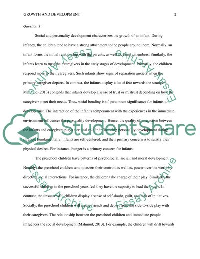 Human Growth and Development