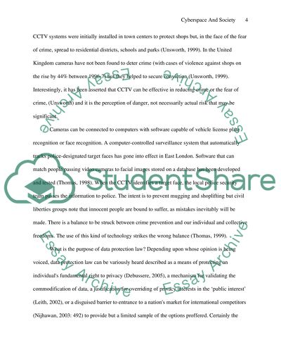 Cyberspace and Society