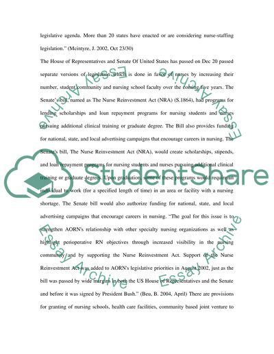 Nurse Reinvestment Act