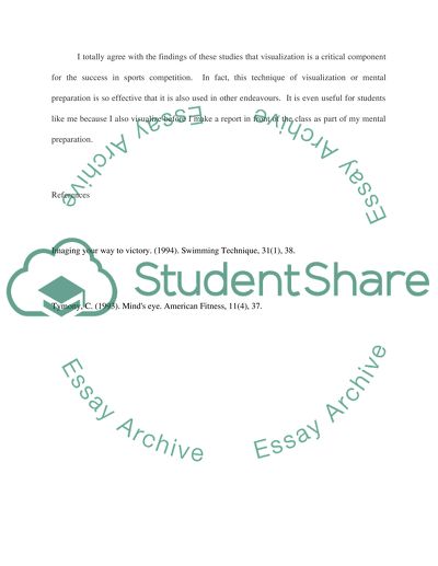 Imagery and Performance