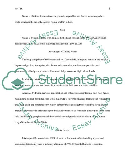 Water: An Overlooked Essential Nutrient