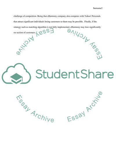 A Tightly Integrated System: eHarmony