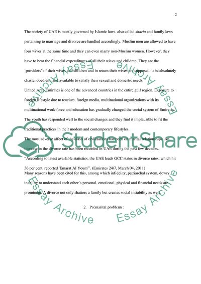 Martial Relationships before and after Getting Married in UAE