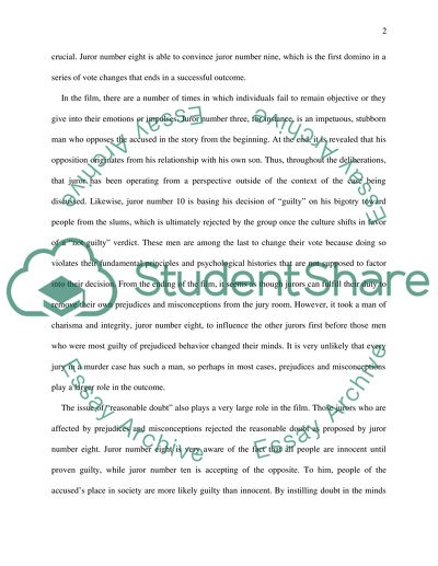 The film: Twelve Angry Men