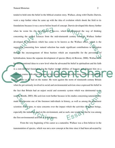 Natural History Can Be Defined as the Study of Organisms